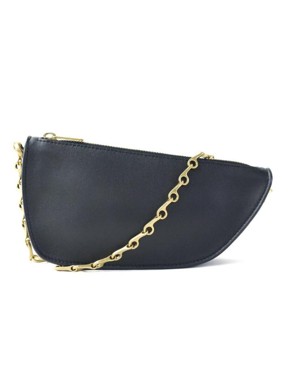 Auth Burberry Chain Shoulder Bag #363514B43B